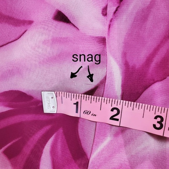 Simonton Says Floral Swim Wear Front Closure Watercolor Cover Up SALE - Picture 11 of 13